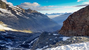 2016-07-29 · 07:11 · Strahlhorn Chessjengletscher · Alpes, Alpes valaisannes, Massif de l'Allalin, CH · GPS 46°4'1.82'' N 7°55'14.93'' E · Altitude 2976m