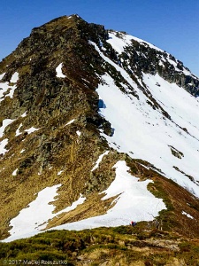 2017-04-16 · 11:55 · Pic de St Barthélemy depuis les Monts d' Col de Girabal · Pyrénées, Ariège, Montagne de Tabe, FR · GPS 42°49'13.19'' N 1°45'46.60'' E · Altitude 2038m