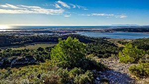 2018-02-18 · 09:37 · Gruissan Phoebus Trail Massif de la Clape · Occitanie, Aude, FR · GPS 43°7'37.69'' N 3°5'4.61'' E · Altitude 145m